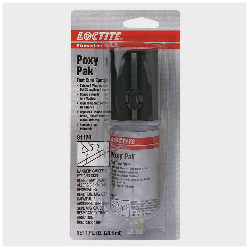 Expired Loctite Fixmaster Fast Cure Poxy Pak Epoxy Adhesive 1 oz