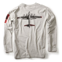 Red Canoe - Men's Long Sleeve T-Shirt B17 Canada Gray, Back