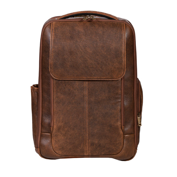 Scully - Leather Back Pack, Front