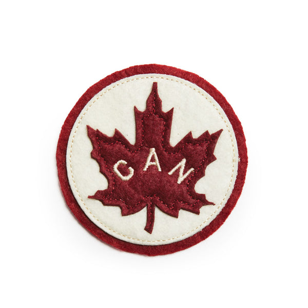 Red Canoe - Woven Patch Canada, Front