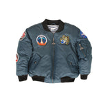 Up and Away - Toddler Space Shuttle Jacket (Blue 5-Patch), Front