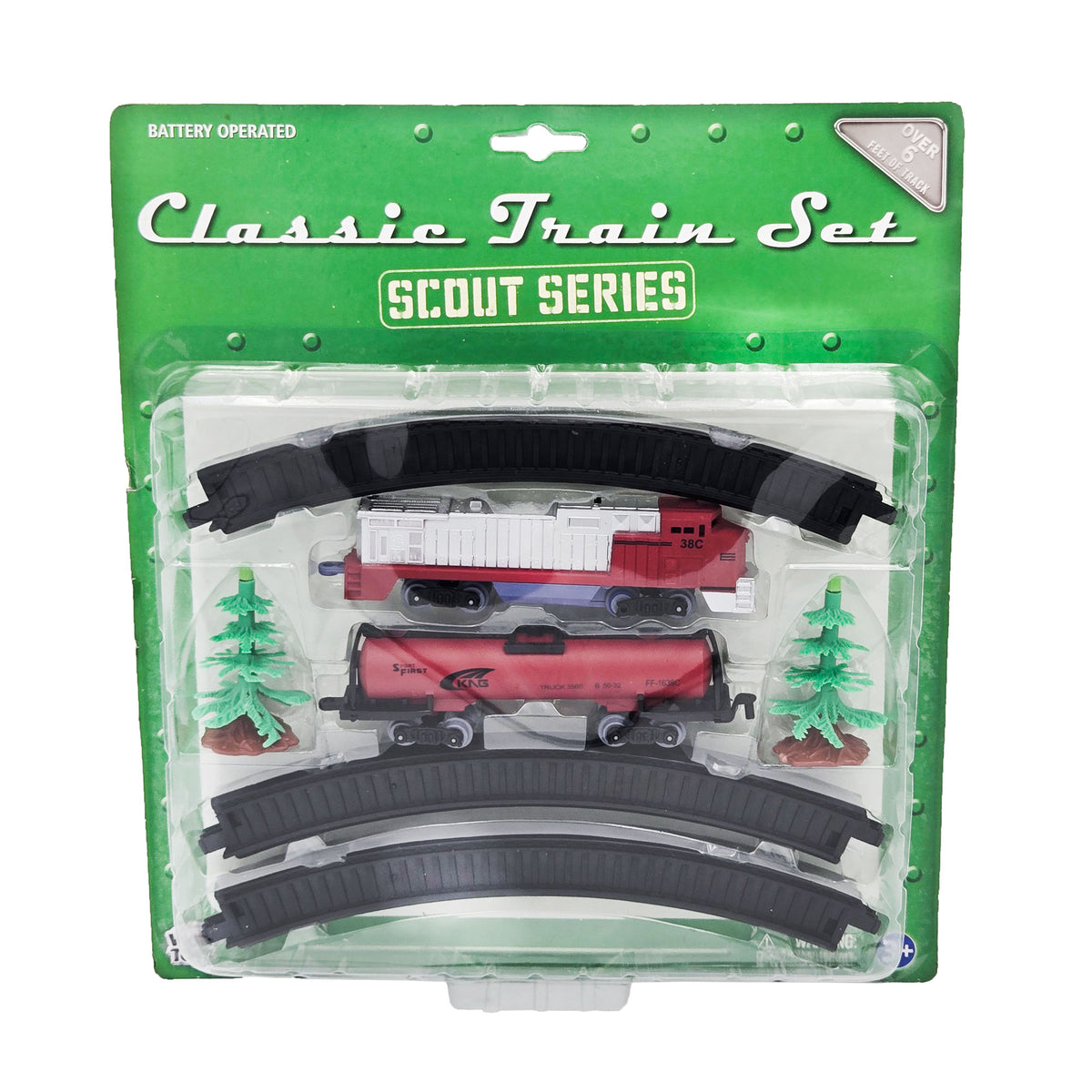 battery toy train set