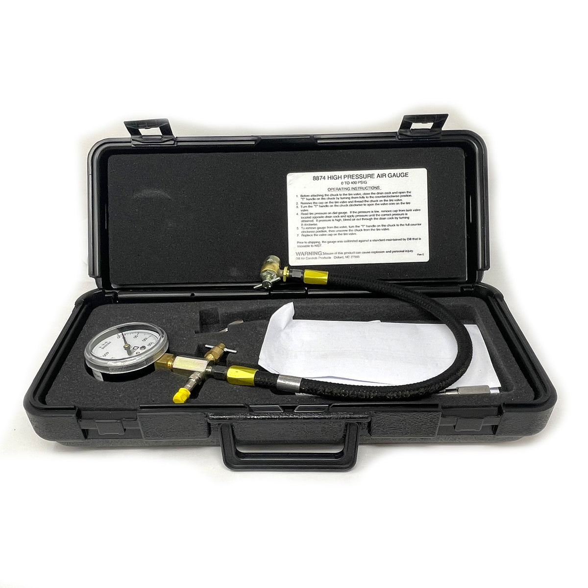 Dill Air Controls High Pressure (0400 PSI) Shock Strut Gauge 8874