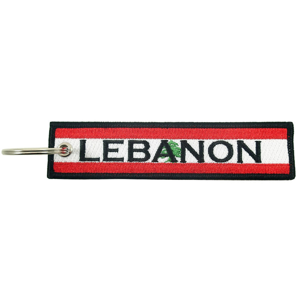 Embroidered Keychain, Lebanon