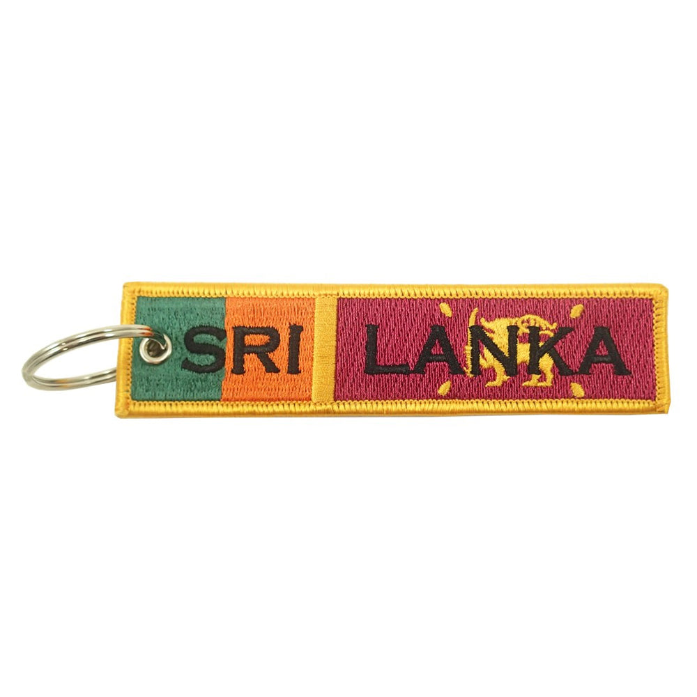 Embroidered Keychain, Sri Lanka Pilots HQ LLC.
