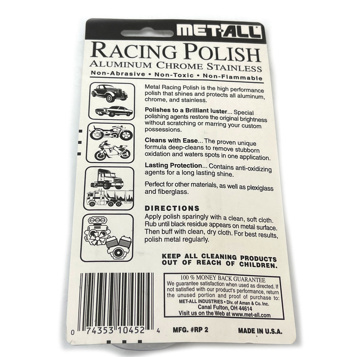 Met-All - Racing Polish - 2.5oz | RP-2 – Pilots HQ LLC.