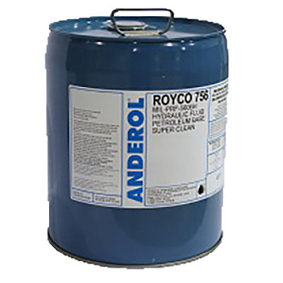 Royco - 756 Hydraulic Fluid, MIL-H-5606H - 5 Gallon