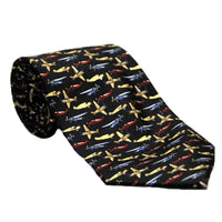 Aero Phoenix - Silk Twill Airplane Tie