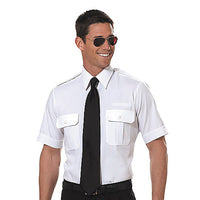 Van Heusen - Mens Tapered Pilot Shirt, Short Sleeve