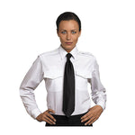 Van Heusen - Womens Aviator Pilot Shirt, Long Sleeve