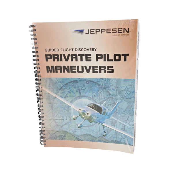 Jeppesen Private Pilot Maneuvers Manual – Angled Front Cover View with Title and Edition Info