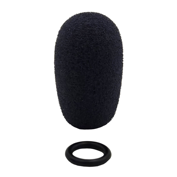 Telex Microphone Windscreen 800456-001 – Vertical View of Foam Mic Cover