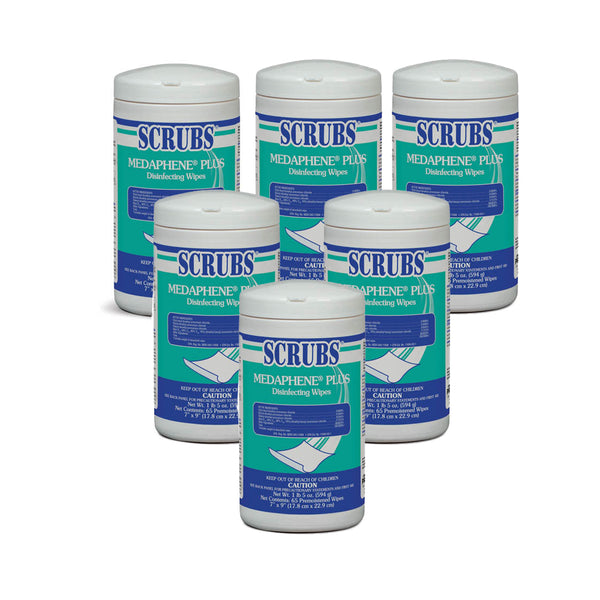 SCRUBS Medaphene Plus Wipes Pilots HQ LLC.