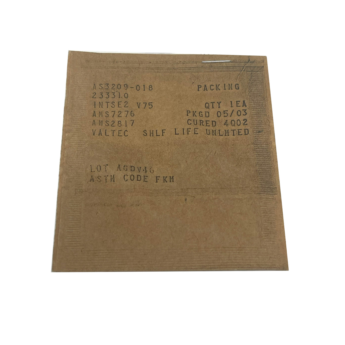Packing Aircraft AS3209-018 Fluorocarbon Aircraft Oring / Aircraft Packing – Pilots HQ LLC.