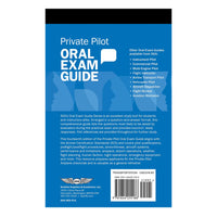 ASA Private Pilot Oral Exam Guide 14th Edition Back Cover with Features