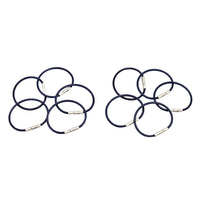 FlyBoys Flexi-Lock 1.75-inch Checklist Rings black set of 10 - flexible and secure flight checklist rings