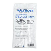 FlyBoys Flexi-Lock 1.75-inch Checklist Rings black package back view with product details