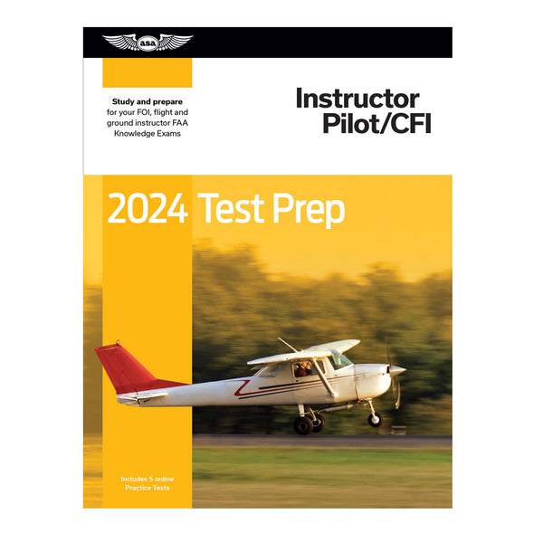 ASA - 2024 Certified Flight Instructor Test Prep | ASA-TP-CFI-24