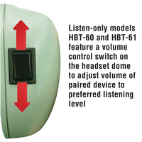 David Clark - HBT-60 Listen Only Bluetooth Headset