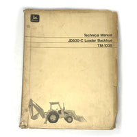 John Deere JD500c 500 Loader Backhoe TM-1038 Technical Service Manual Litho 1971