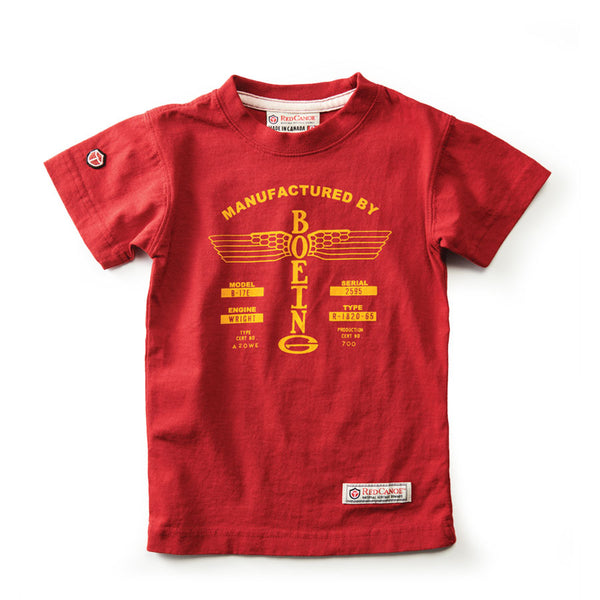 Red Canoe - Kids' Boeing T-shirt, Front
