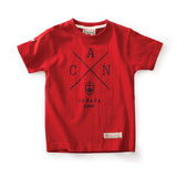 Red Canoe - Kids Cross Canada T-Shirt, Front
