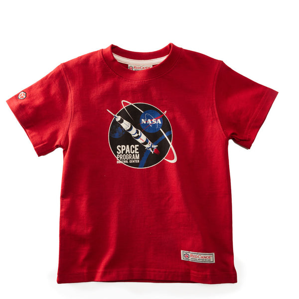 Red Canoe - Kids Space Program T-Shirt, Front