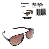 Kestrel Aviator Sunglasses – Angled View Highlighting Frame and Lens Design
