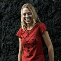 Red Canoe - Women's Cross Canada T-Shirt, Lifestyle Front
