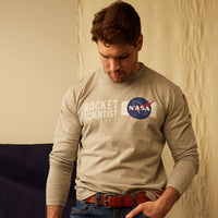 Red Canoe - NASA Long Sleeve T-Shirt, Lifestyle Front
