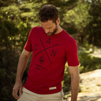 Red Canoe - Cross Canada T-Shirt, Lifestyle Side