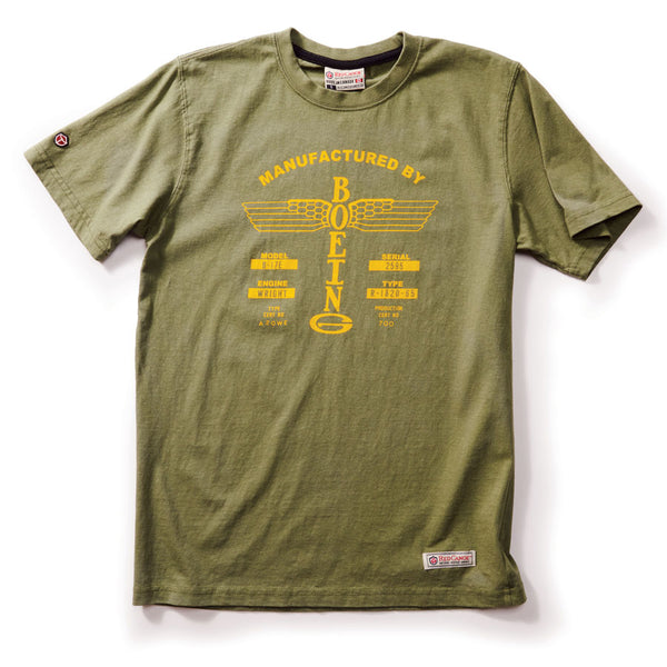 Red Canoe - Men's Boeing Vintage Logo T-Shirt, Front