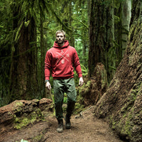 Red Canoe - Men's CANX Cross Canada Hoody Sweat Shirt, in woods