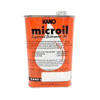 Kano Microil Precision Instrument Lubricant 32 oz can front view - advanced lubrication for sensitive instruments
