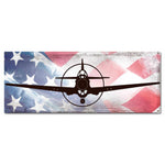 P-40 Warhawk American Flag Plasma Cut Sign