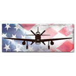 P-51 Mustang American Flag Plasma Cut Sign