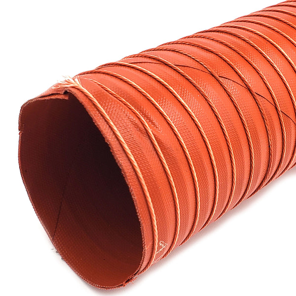Thermoid - Red Steel Wire Reinforced Air Duct | SCEET10, close up