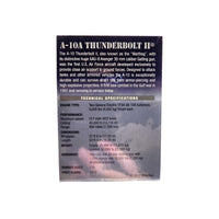 Smithsonian A-10A Thunderbolt II Model – Informational Detail Card with Aircraft Specs
