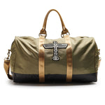 Red Canoe - Boeing Vintage Logo Duffle Bag - Army Sale, Front