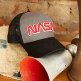 Red Canoe - NASA Trucker Cap - Black, Side