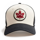 Red Canoe - Canada Mesh Back Cap - BlacK, Front
