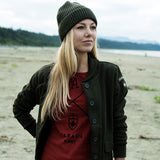 Red Canoe - Wool toque, Lifestyle Front
