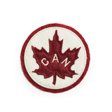 Red Canoe - Woven Patch Canada, Front
