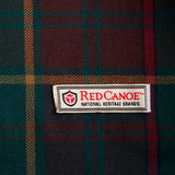 Red Canoe - Merino Wool Tartan Ontario Scarf, Side