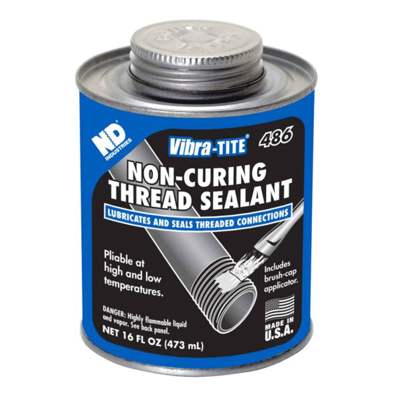 Thread Sealat Vibra-Tite - 486 Non-Hardening Thread Sealant with PTFE Thread Sealant ...