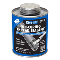 Vibra-Tite - 486 Non-Hardening Thread Sealant with PTFE Thread Sealant, 16 OZ