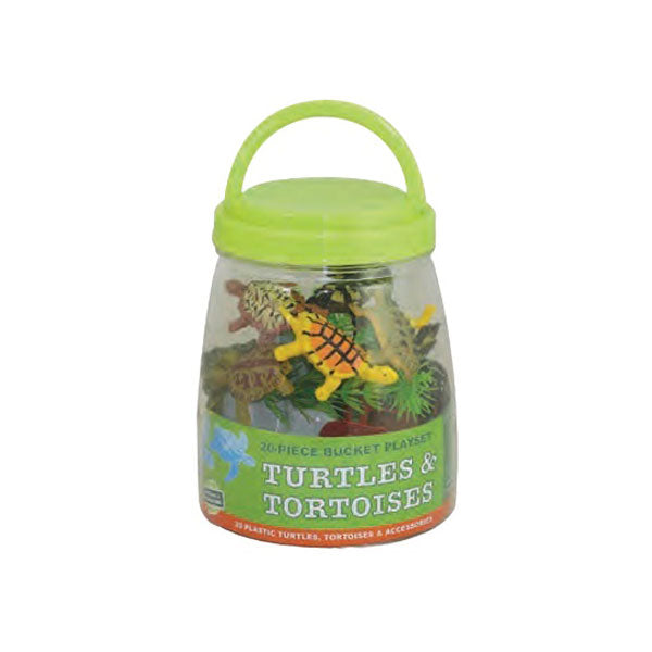 WowToyz® - Turtles & Tortoises Bucket Playset - 20 pc – Pilots HQ LLC.