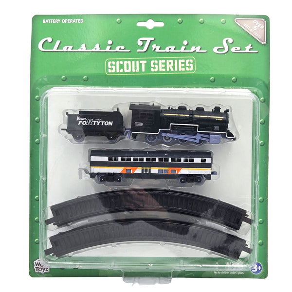 battery toy train set