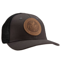 Flight Outfitters - Leather Patch Pilot Hat - Classic Right