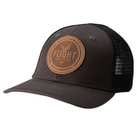 Flight Outfitters - Leather Patch Pilot Hat - Classic Left